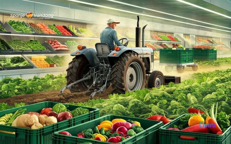 Voedsel van boer tot bord is gemiddeld 300 procent duurder in Spanje