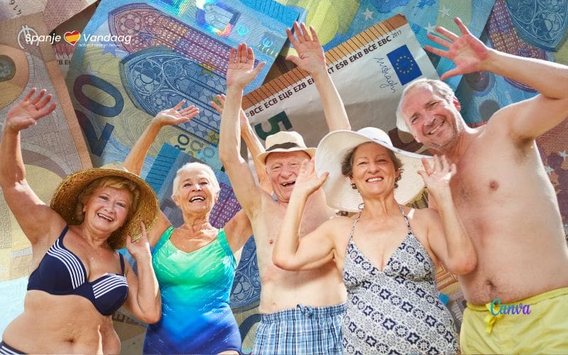 Deze ouderen ontvangen meer dan 6350 euro in juni als pensioenuitkering in Spanje