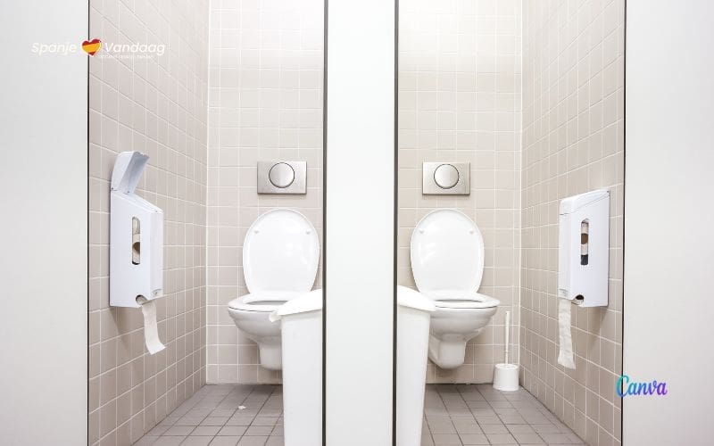 Zijn toiletten in supermarkten en winkels in Spanje verplicht?
