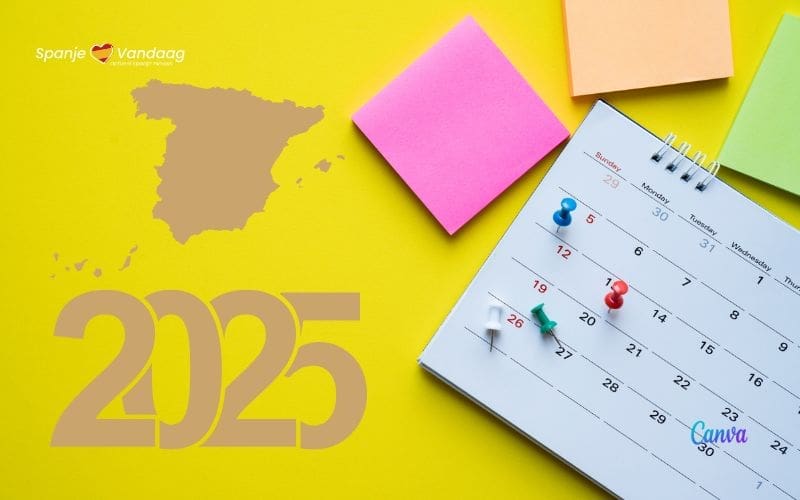 Overzicht 12 officiële feestdagen in Spanje in 2025