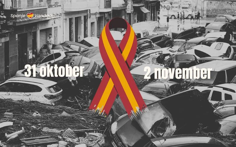 Drie dagen rouw en verklaring tot rampgebied na derde ergste natuurramp ooit in Spanje