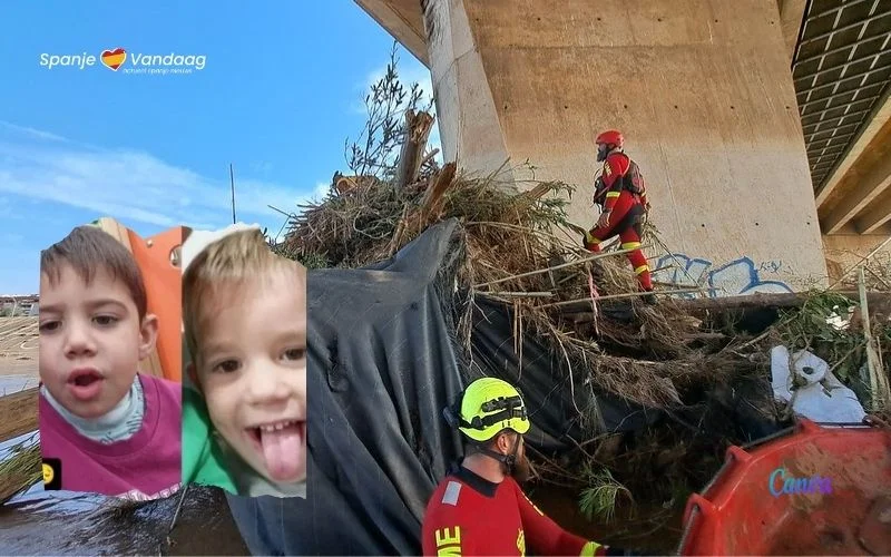 Lichamen van vermiste broertjes van 5 en 3 jaar gevonden na DANA-overstromingen in Valencia