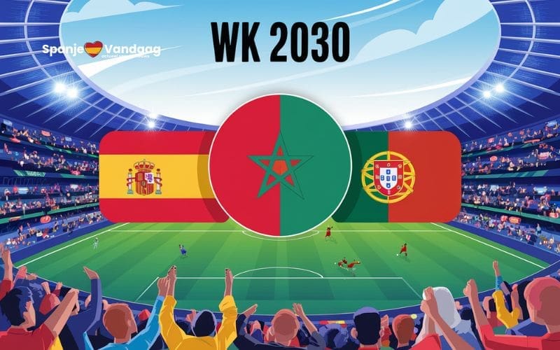 Spanje organiseert WK 2030 samen met Marokko en Portugal