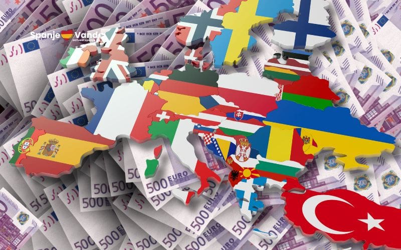 Nederland betaalt het meeste per inwoner aan de Europese Unie, maar hoe is dat met Spanje?