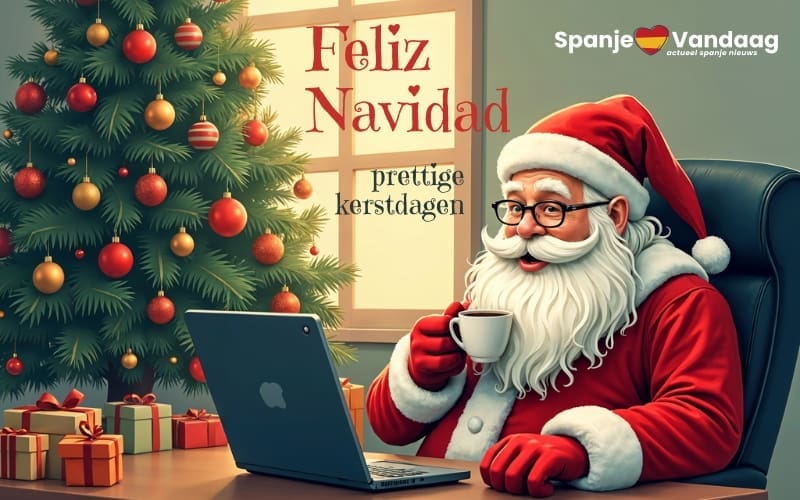 Prettige Kerstdagen en ‘Feliz Navidad’ namens de redactie van SpanjeVandaag 🎄🧑‍🎄