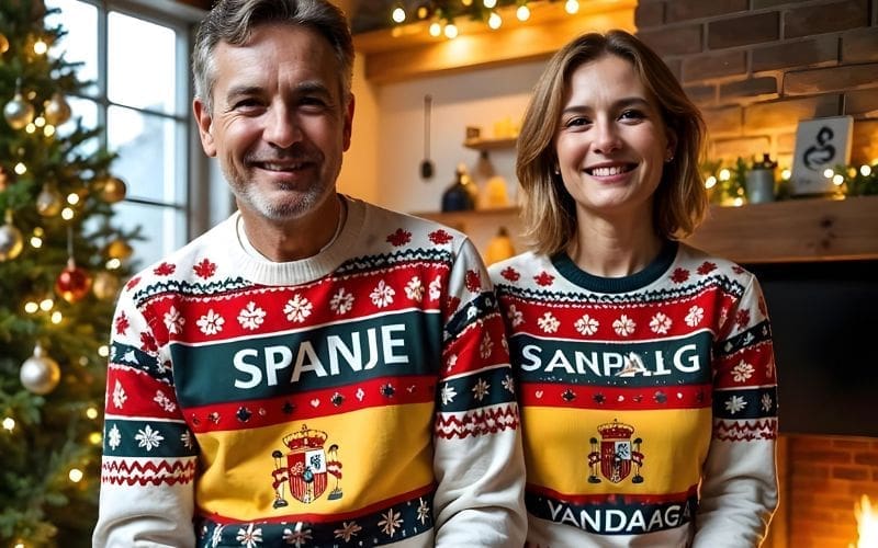 De oorsprong van de lelijke kersttrui en onze eigen 2024 Spanje collectie