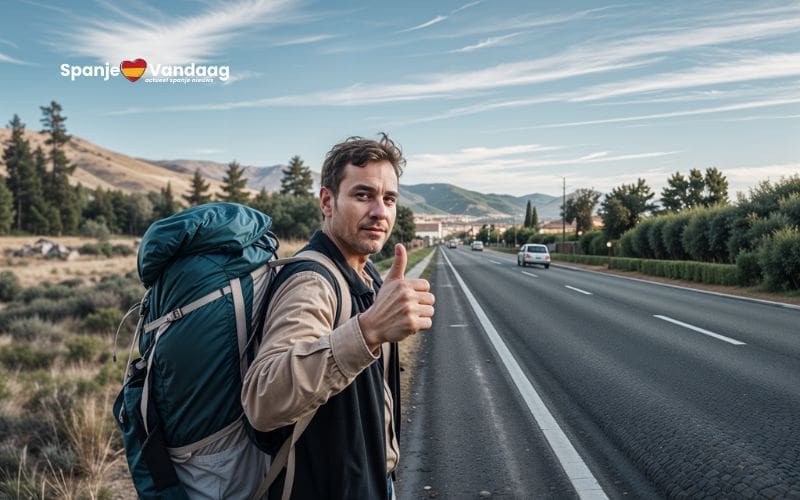 Is liften op straat verboden in Spanje?