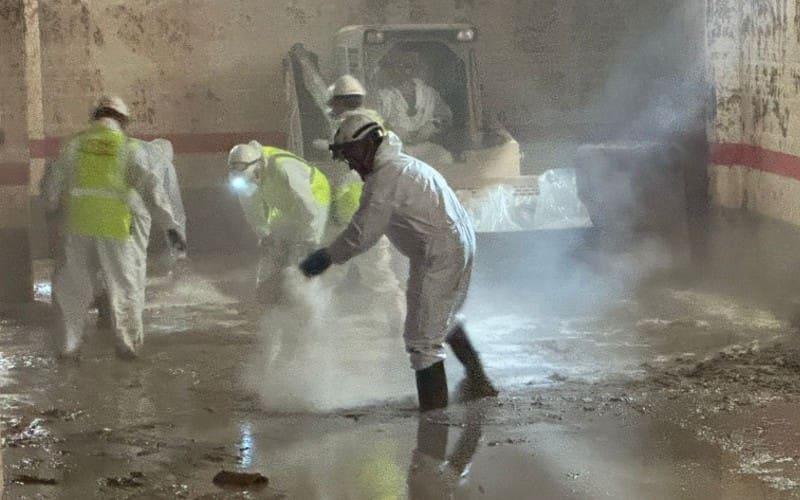 Deze ingenieuze uitvinding wordt voor het eerst getest om de modder in Valencia op te ruimen