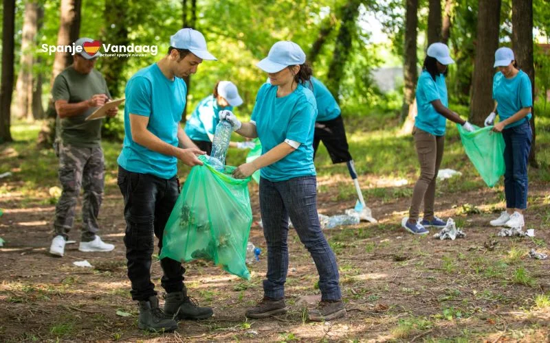 Bijna 10 procent van de Spaanse bevolking was actief als vrijwilliger in 2024