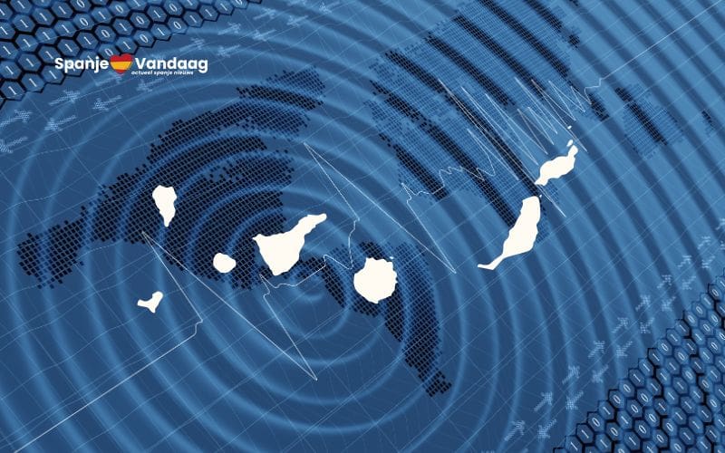 Minder aardbevingen op de Canarische Eilanden in 2024
