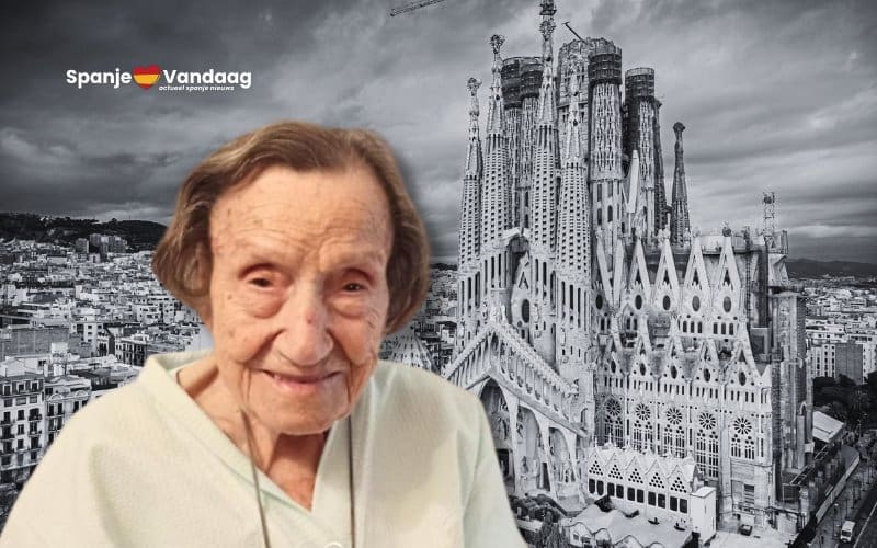Spanje’s langstlevende vrouw (111) heeft de Sagrada Familia zien verrijzen