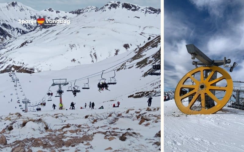Ernstig ongeluk met stoeltjeslift in skigebied Astún in de Pyreneeën met meerdere gewonden