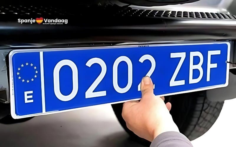 Waarom zijn er blauwe nummerborden in Spanje en andere weetjes