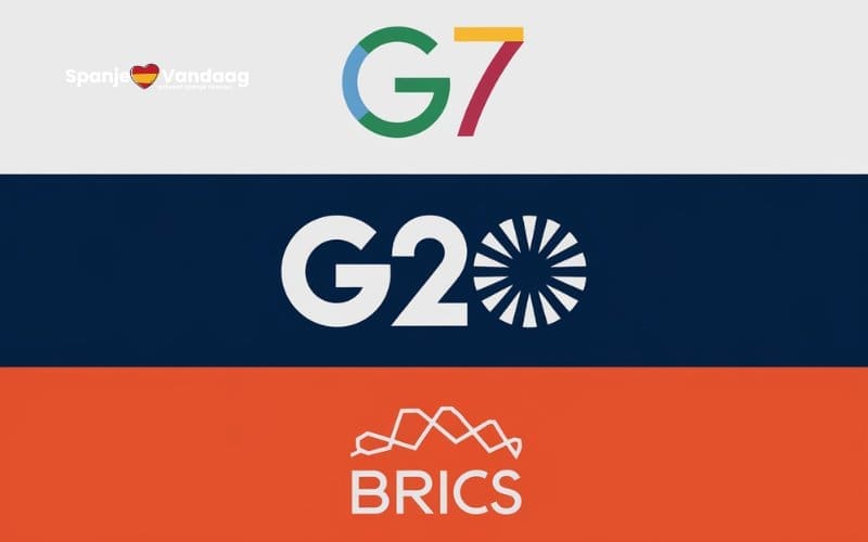 Waarom Spanje niet lid is van de BRICS, G7 of G20