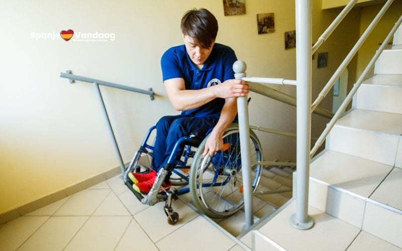 Minder dan één procent van de woningen in Spanje zijn toegankelijk voor mensen met mobiliteitsproblemen