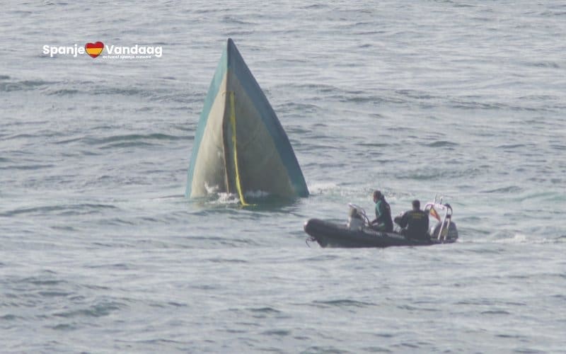 Narco-onderzeeër gevonden voor de kust van Galicië met vier ton cocaïne spoorloos verdwenen