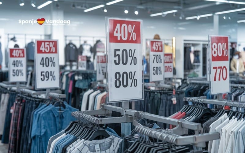 Het is weer tijd voor drie maanden winteruitverkoop in de winkels in Spanje