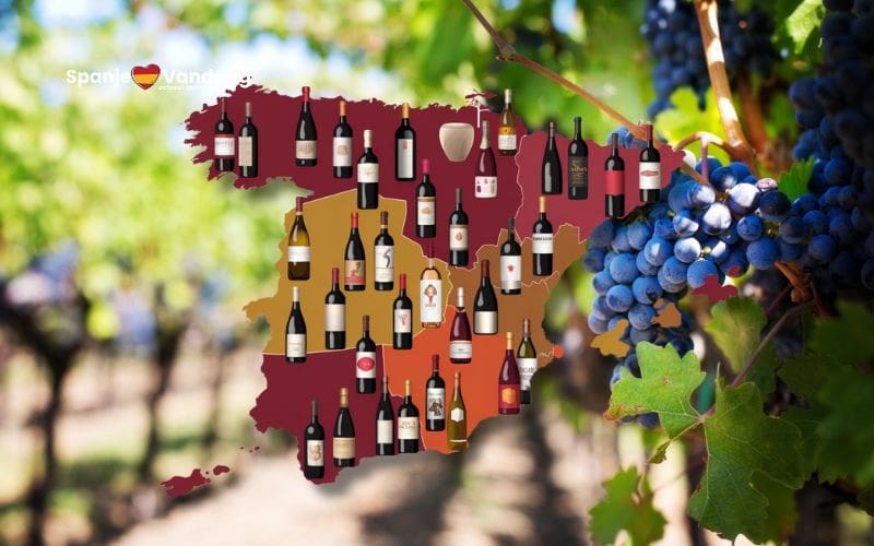 De beste wijnen uit elke provincie van Spanje