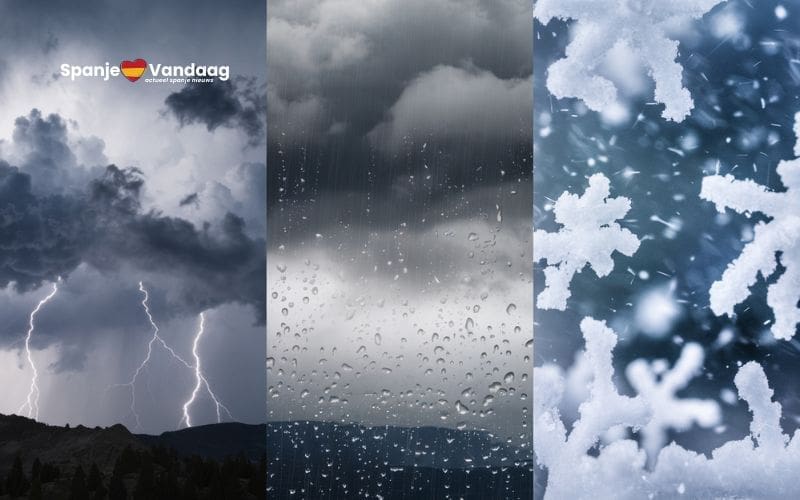 Storm Herminia neemt af, maar Spaanse weerdienst waarschuwt voor nieuwe storm in Spanje