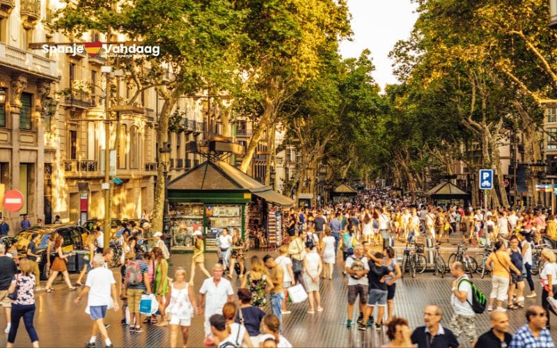 Aantal buitenlandse inwoners uit rijke landen in Barcelona verviervoudigd in 25 jaar