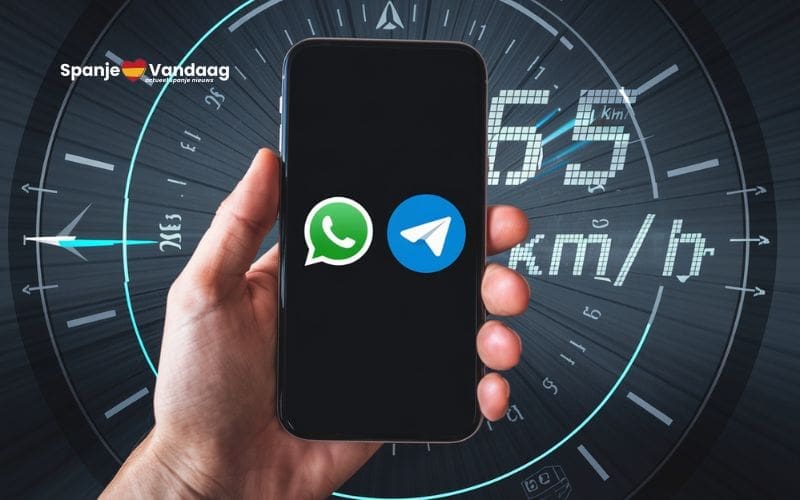 Hoge boetes in Spanje voor delen van radar- en politiecontroles via WhatsApp en Telegram