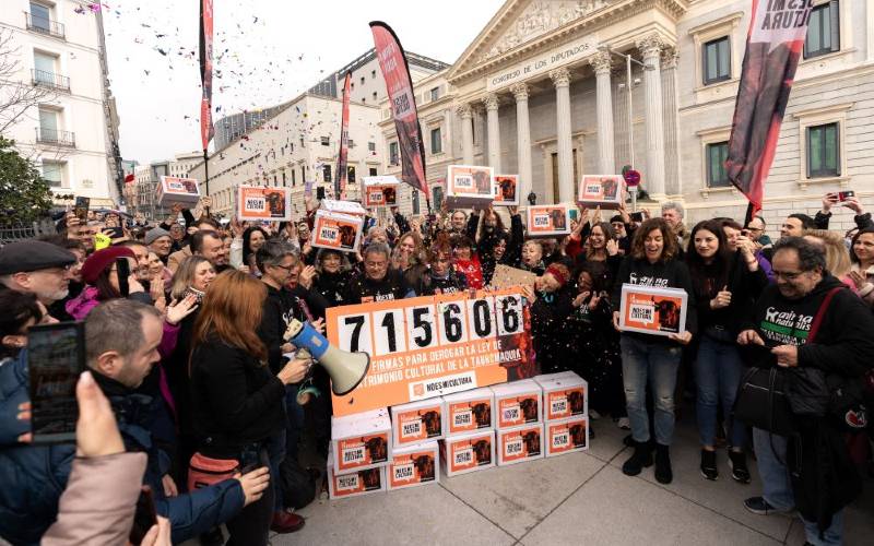 Meer dan 715.000 handtekeningen voor einde stierenvechten als cultureel erfgoed in Spanje