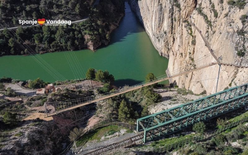 Caminito del Rey in Málaga viert 10-jarig jubileum met langste hangbrug van Spanje