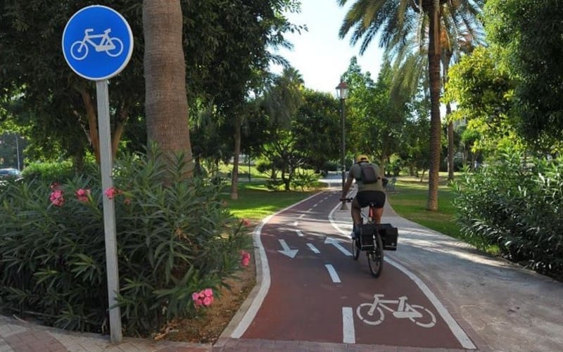Málaga is de stad met de minste fietspaden per inwoner in Spanje