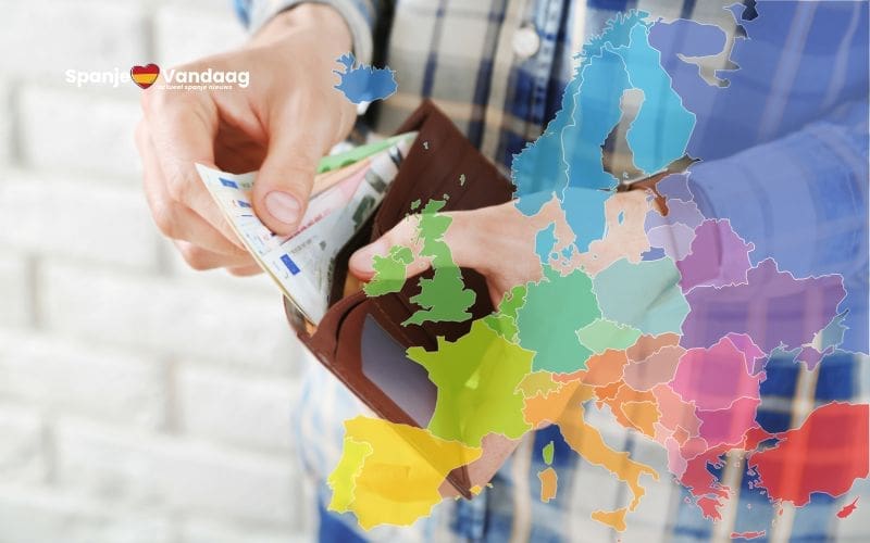 Het nieuwe Spaanse minimumloon vergeleken met andere Europese landen?