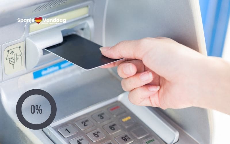 Zes bankkaarten om gratis geld op te nemen bij geldautomaten in Spanje