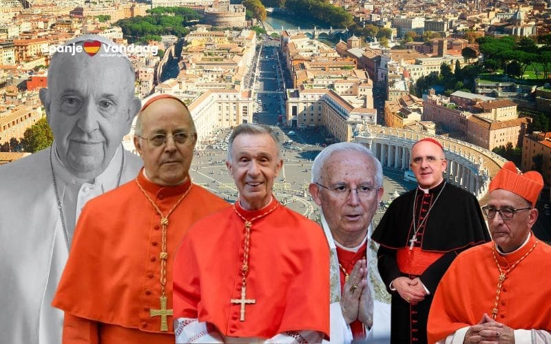 Vijf Spaanse kardinalen genoemd als mogelijke opvolgers van zieke paus Franciscus