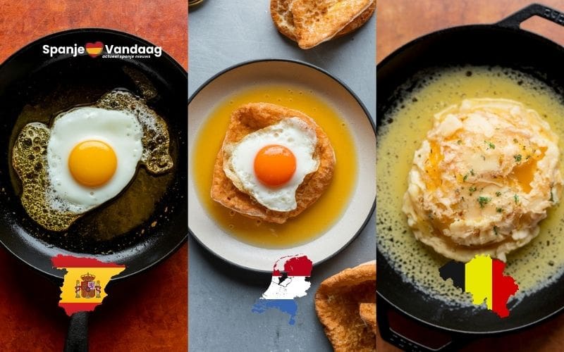 De kunst van een spiegelei: verschillen tussen Spanje, Nederland en België