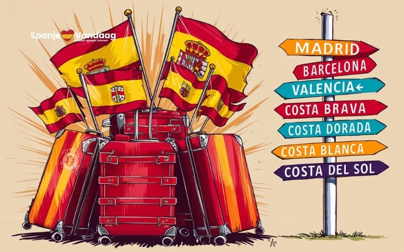 Spanje sluit 2024 af met bijna 94 miljoen recordaantal buitenlandse toeristen