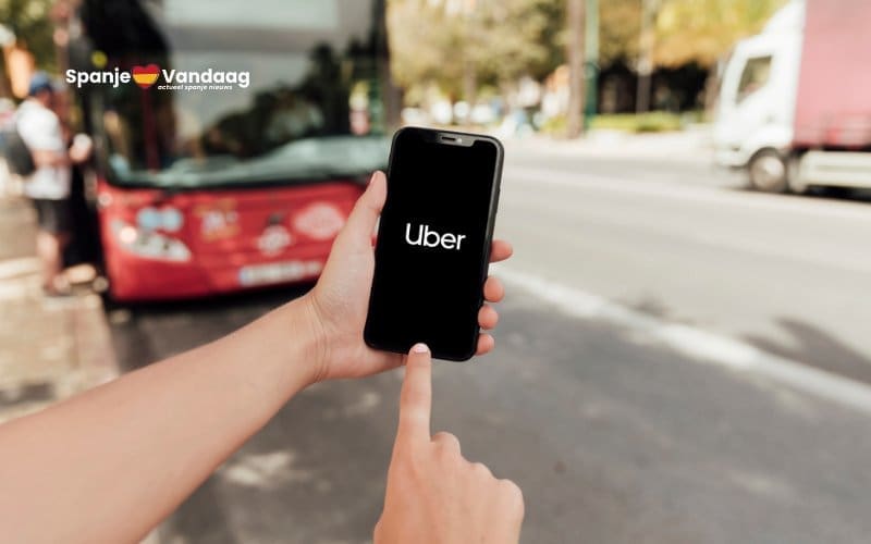 Uber ziet aantal ritten in Spanje met 23 procent stijgen in 2024