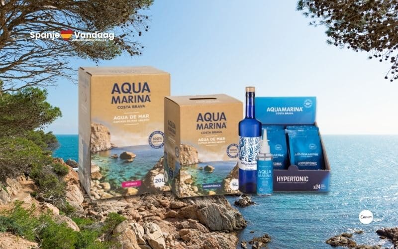 Zeewater uit de Costa Brava in een fles van Aquamarina