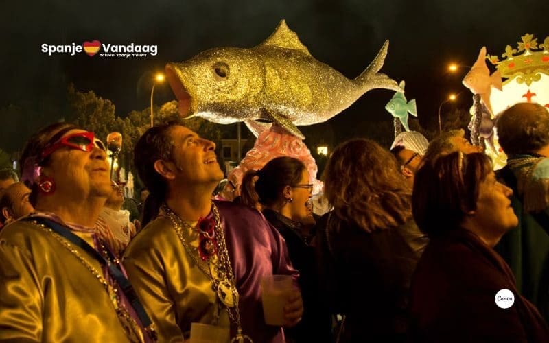 Het Spaanse carnaval wordt afgesloten met de ‘entierro de la sardina’ of Aswoensdag