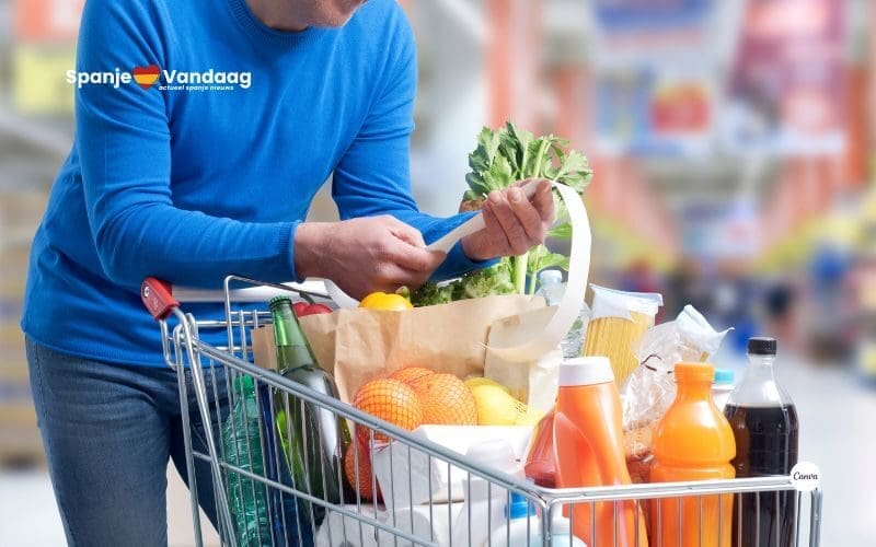 Boodschappenmand in Spanje met 30 procent in prijs omhoog gegaan in vijf jaar tijd