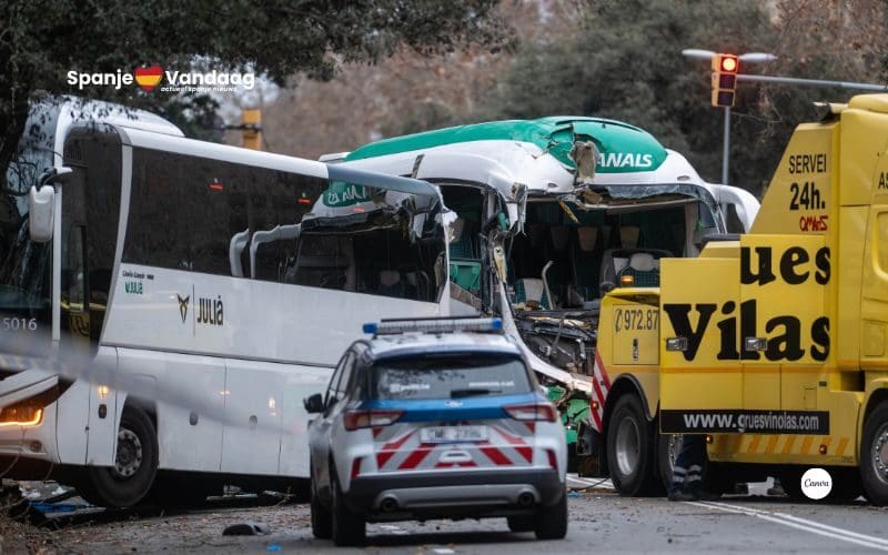 Ernstig busongeluk in Barcelona met 51 gewonden waarvan vier in kritieke toestand