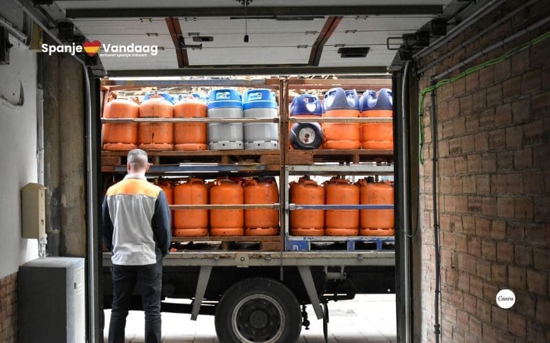 Prijzen oranje butaangasflessen opnieuw omhoog in Spanje