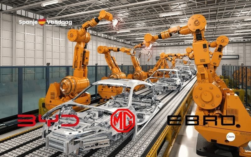 Spanje gooit de poorten open voor Chinese autofabrikanten MG en BYD