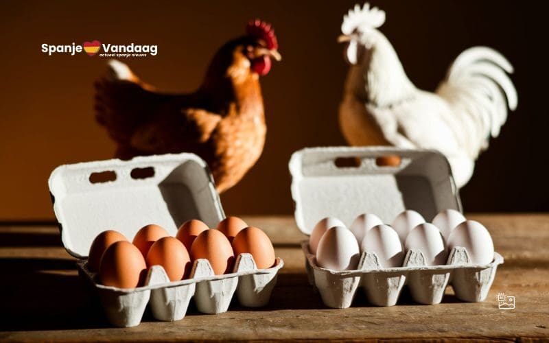 Waarom witte eieren uit de Spaanse supermarkten verdwenen zijn