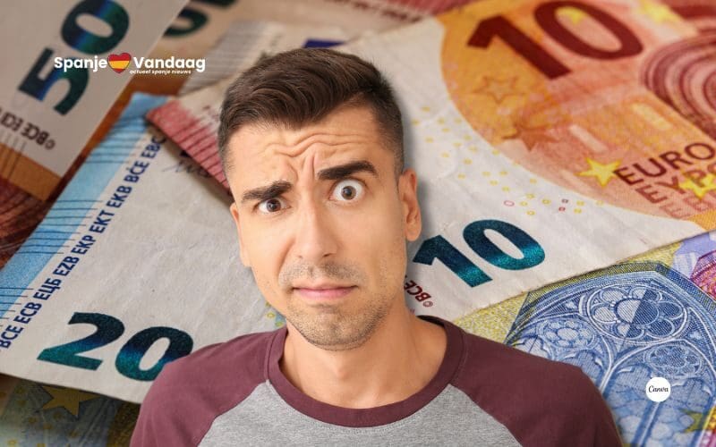 Het regende geld toen een oudere man 1800 euro uit zijn raam gooide in Burgos