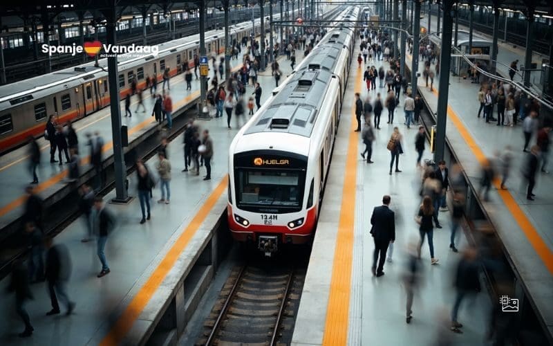 Data, getroffen treinen en minimale dienstverlening tijdens staking Spaanse spoorwegen (UPDATE)