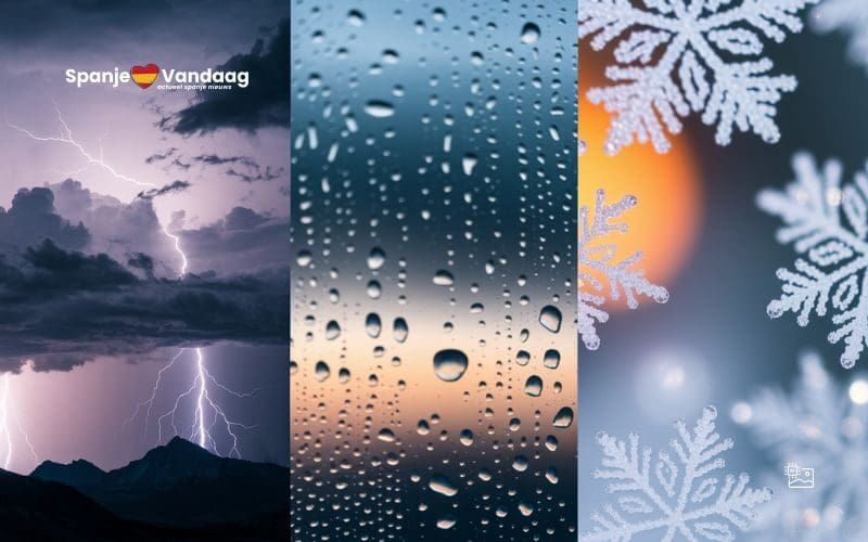 Storm Laurence treft deze gebieden in Spanje met zware regenval en sneeuw