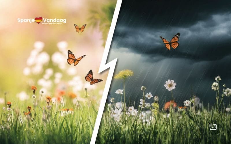 ¡OLÉ! de lente is begonnen, maar wel met slecht weer in Spanje