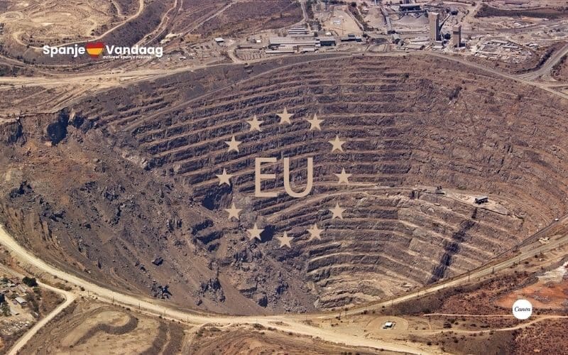 Europa helpt Spanje met zeven nieuwe mijnbouwprojecten voor bijzondere grondstoffen