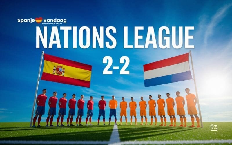 Nations League-kwartfinale: Nederland en Spanje delen de punten met 2-2