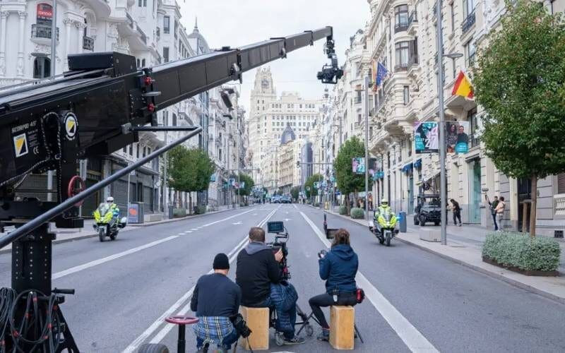 Bewoners van het centrum van Madrid verzetten zich tegen overlast door filmopnames