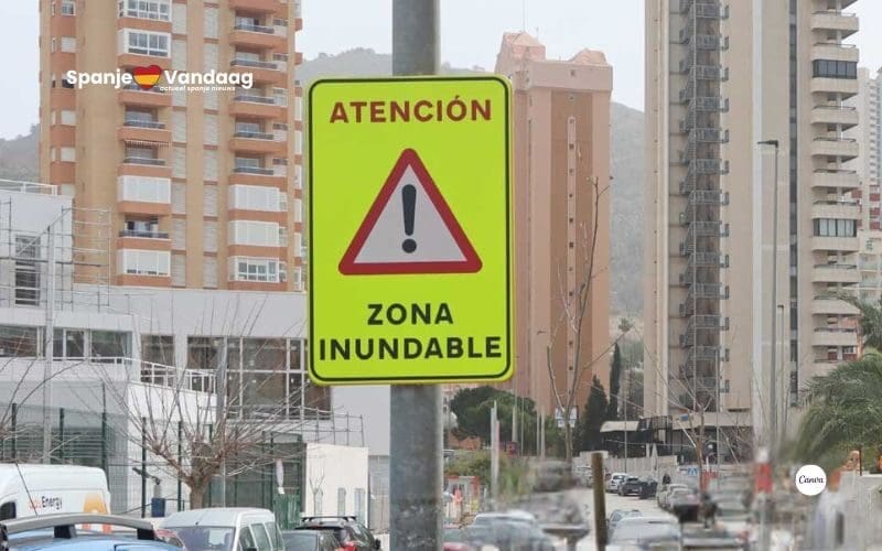 Gemeente Benidorm zet 21 plekken met overstromingsgevaar duidelijk op de kaart