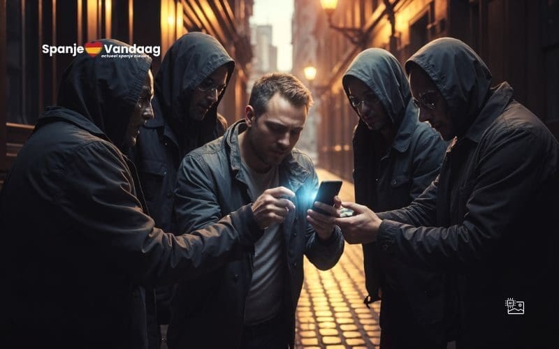 Straatrovers in Sevilla dwingen slachtoffer tot digitale betaling bij gebrek aan contant geld